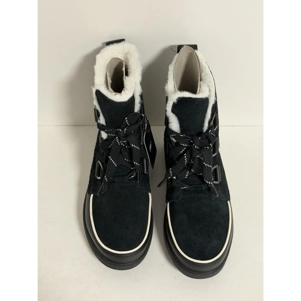 Sorel Women's Tivoli IV waterproof boots, Black Suede, Size US 8